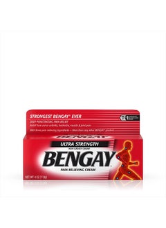 Bengay Ultra Strength Cream, 4-Ounce Tubes (Pack of 3)  - Image 1