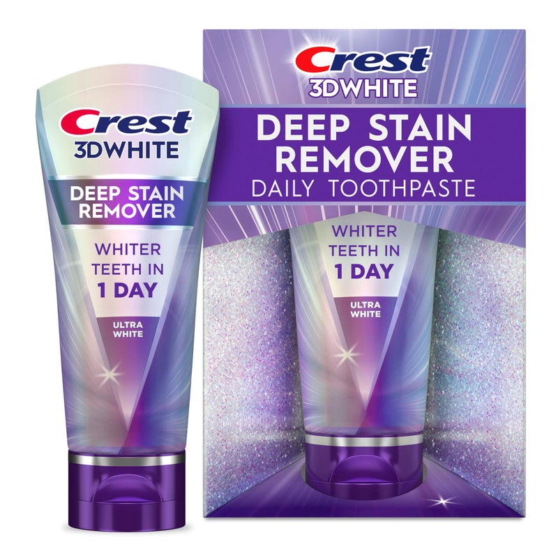 Crest 3DWhite Brilliance Deep Stain Remover Ultra White Toothpaste - 2.1oz - Image 1