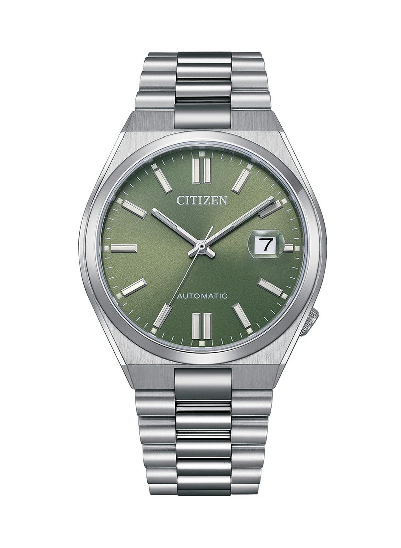Citizen Boutique Citizen Tsuyosa Collection Men's Green Automatic Stainless Steel Watch NJ0158-89Z - Image 1