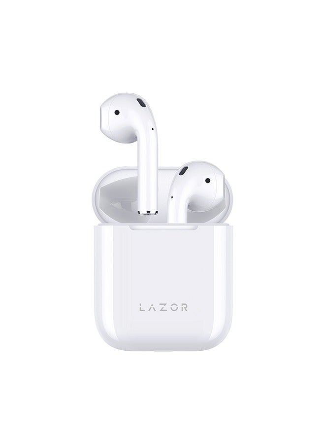 Lazor Beat Earphones Realtik Chipset up to meter transmission distanceAudio EA78 White - Image 1