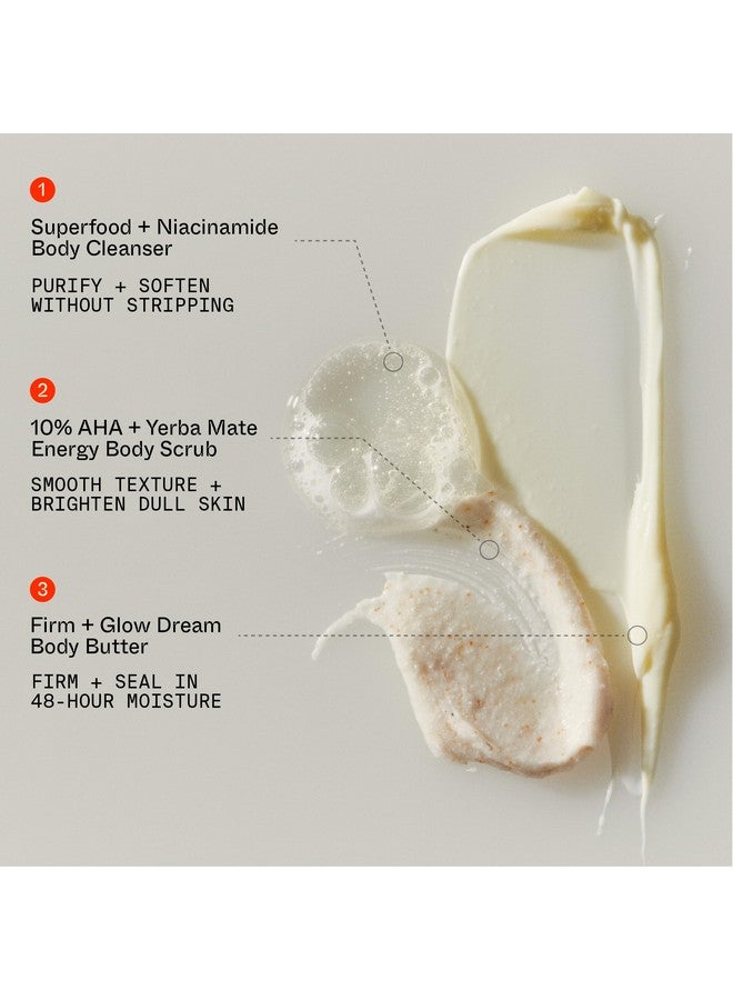 Youth To The People Youth To The People The Youth System Body Care Set, 3-Pc Travel Giftset for Glowing Skin All Over, with Superfood + Niacinamide Cleanser, Smoothing Exfoliant Scrub, and Ultra-Luxe Body Butter - Image 3