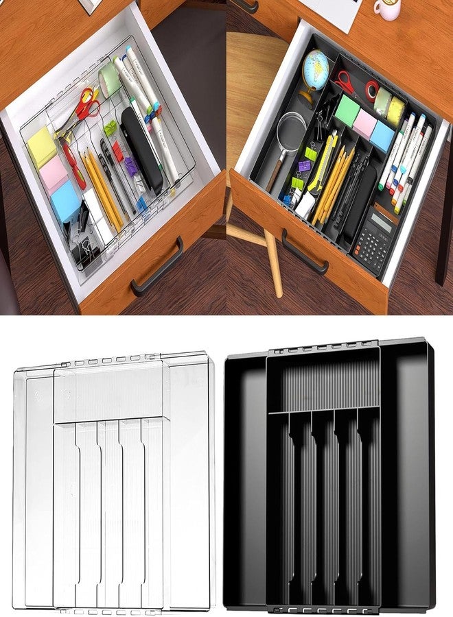 STARLIX Multipurpose Kitchen Drawer Divider – Adjustable Cutlery Tray Organizer for Spoons, Forks, Knives & Utensils, Practical Space-Saving Drawer Storage, Durable & Easy to Clean - Image 4
