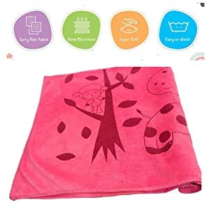 TEDDYIFY 100% Soft Cotton Baby Bath Towel for Infants/New Born/Babies (0-12 Months) (Colours & Prints Vary) (1) - Image 5