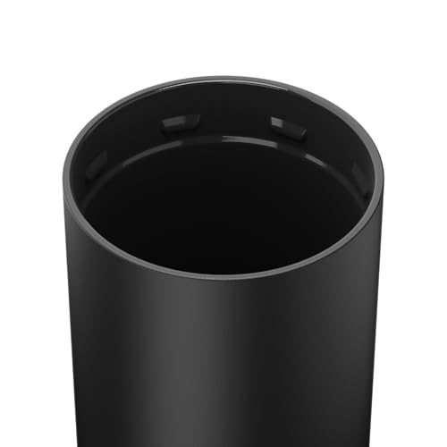 BrÃ¼Mate BrMate Strova 18oz 100 Leakproof Insulated Coffee Mug CeramicLined Interior BuiltIn Silicone Sleeve for Travel Locking Flip Lid Matte Black - Image 3