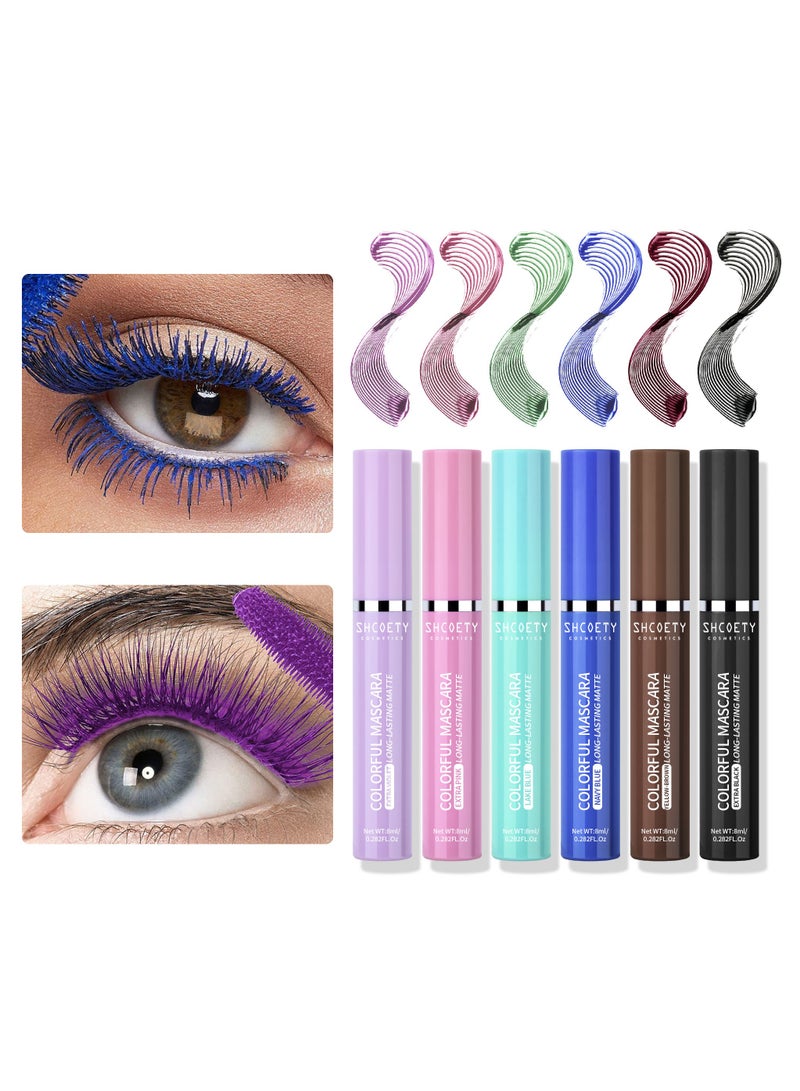 SHCOETY Mascara for Women Sweat Proof Ultra Long Lasting Waterproof Pink - Image 3