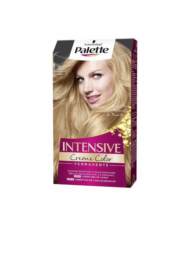 Schwarzkopf Palette Intensive Creme Permanent Color 8 Light Blonde - Image 2