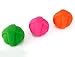 Hartz DuraPlay Ball Squeaky Latex Dog Toy Neon Green Neon Pink Neon Orange Large 3 Count Pack - Image 3