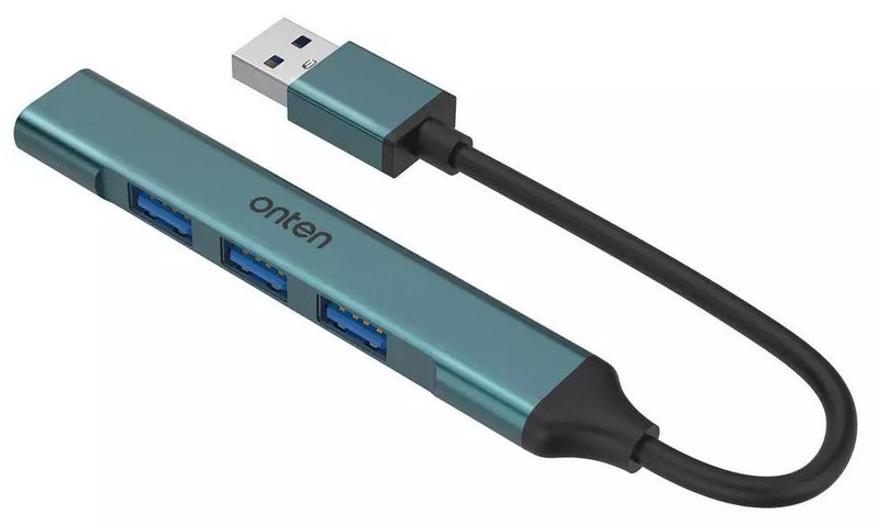 أونتن موزع USB، 4 منافذ، لجهاز MacBook Pro 2020/2019، iMac 2021، موزع USB من سبائك الألومنيوم - Image 1