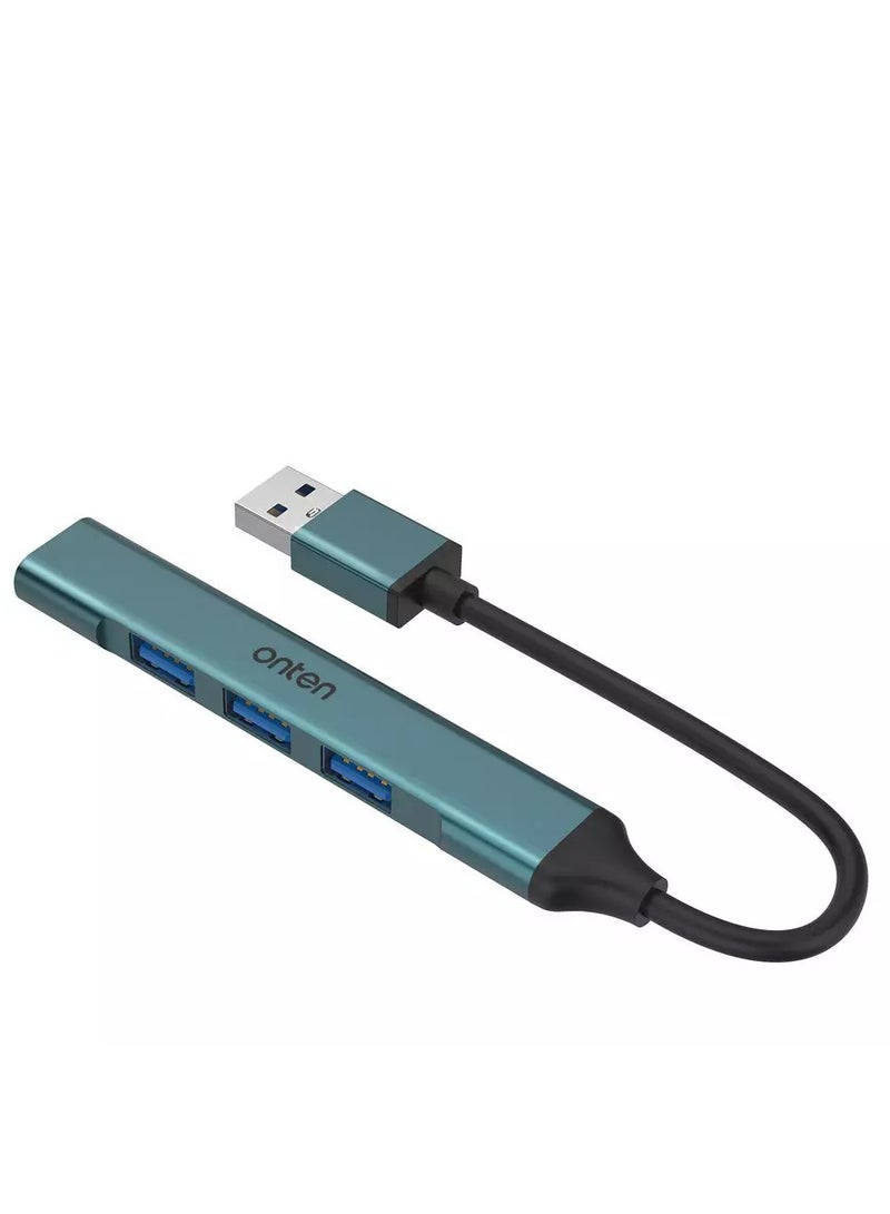 أونتن موزع USB، 4 منافذ، لجهاز MacBook Pro 2020/2019، iMac 2021، موزع USB من سبائك الألومنيوم - Image 1