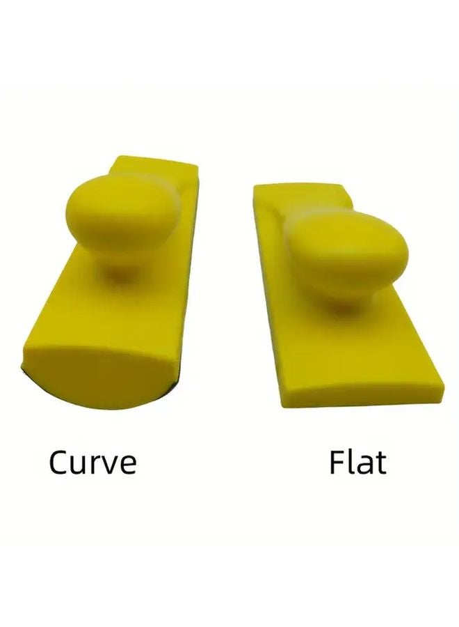 Curve Hand Block Sanding Block 7.8x2.8 Inch Manual Woodworking Tool For Tight Spaces - Image 5