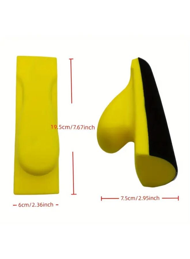 Curve Hand Block Sanding Block 7.8x2.8 Inch Manual Woodworking Tool For Tight Spaces - Image 4
