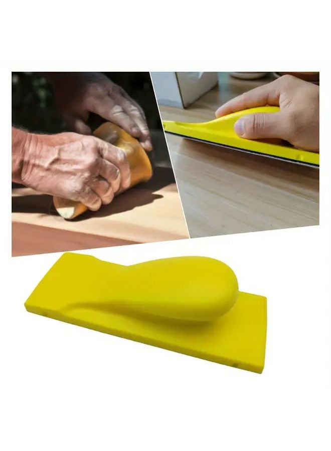 Curve Hand Block Sanding Block 7.8x2.8 Inch Manual Woodworking Tool For Tight Spaces - Image 2