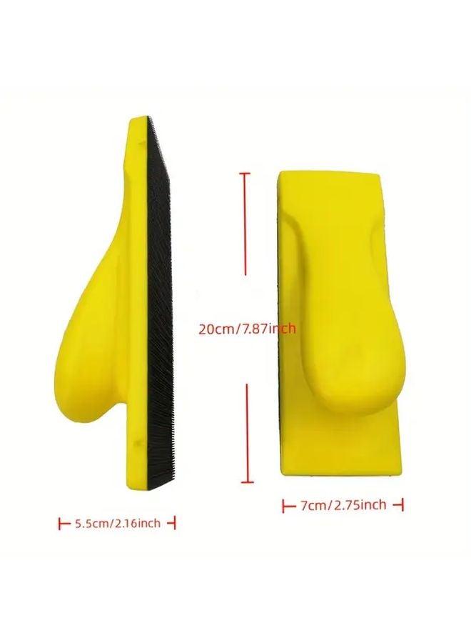 Curve Hand Block Sanding Block 7.8x2.8 Inch Manual Woodworking Tool For Tight Spaces - Image 3