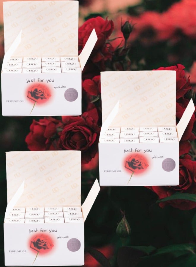 Banafa 36 Pieces Just For You Perfume Oil 3 ml - Image 1
