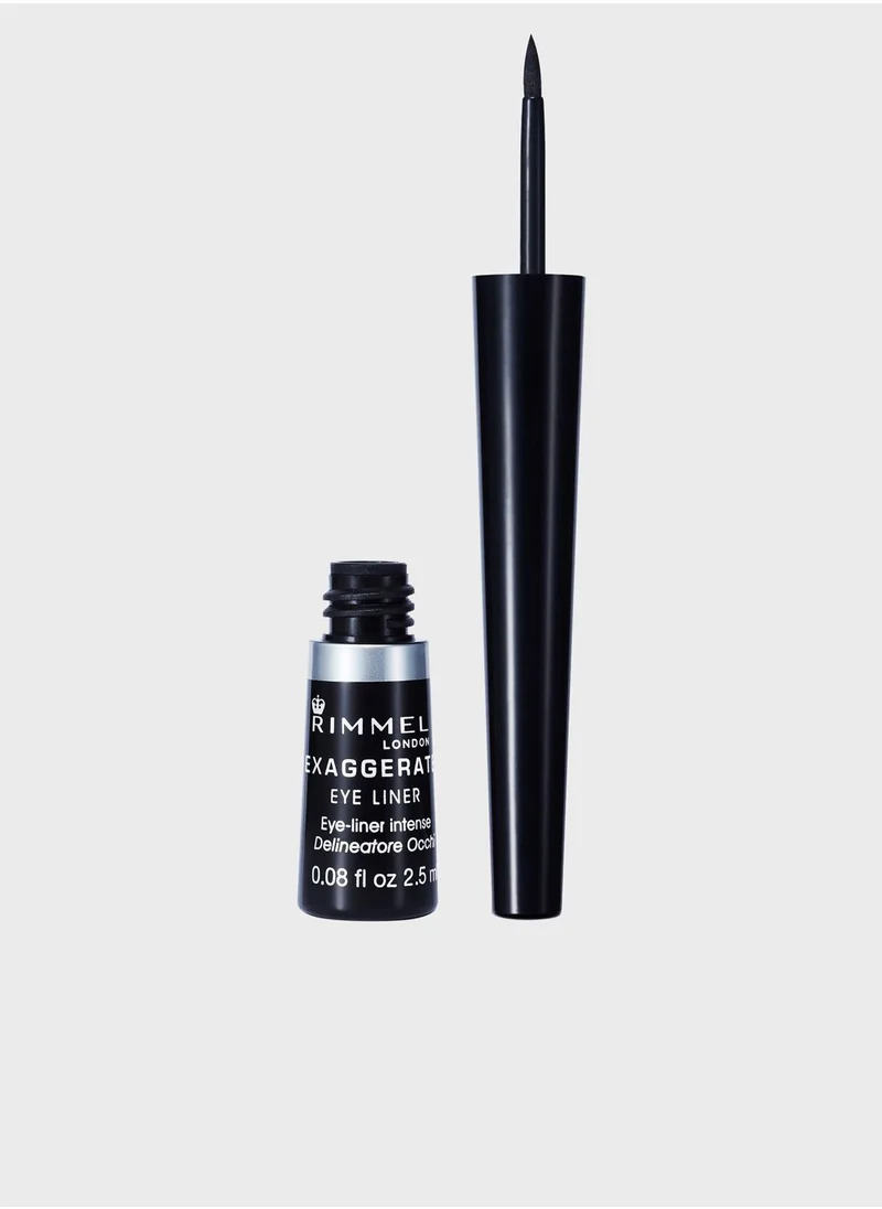 RIMMEL LONDON Scandaleyes Exaggerate Eyeliner - 001 - Black, 2.5ml