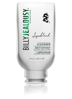 Billy Jealousy Billy Jealousy LiquidSand Exfoliating Face Cleanser for All Skin Types, Mens Face Wash for Daily Exfoliation of Dead Skin Cells & Grime, Cleans, Softens & Nourishes  - Image 1
