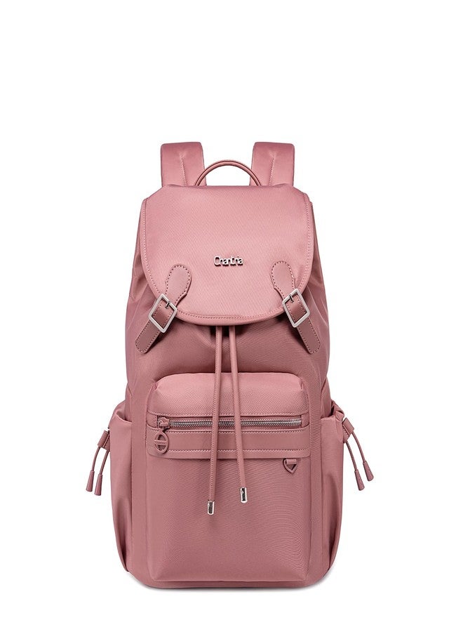 Chantria Laptop Backpack for Women 14-inch Work Office Backpack 18L Capacity Laptop Bag College Bag Water-repellent Casual Backpack for Travel (Nostalgia Rose) - Image 1