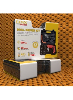 Denx Cordless Screwdriver Set With A 1300 Ah Battery Capacity Allows You To Work For 70 Continuous Minutes Without Interruption  - Image 5