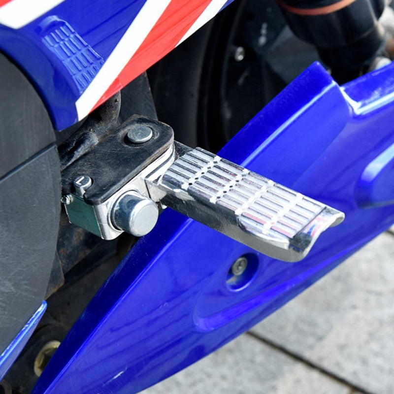 Aluminium Alloy Electric Vehicle Foot Pegs Pair With Pins For Scooters And Motorcycles - Image 4