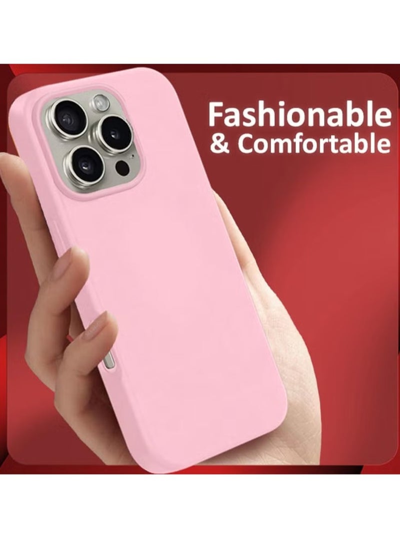 Liquid Silicone Case for iPhone 16 Pro - Ultra Slim Design with Soft Anti-Scratch Microfiber Lining & Drop Protection - Image 4