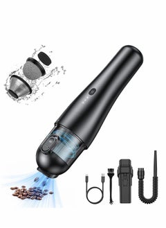 Handheld Vacuum Cordless Portable Vacuum Cleaner for Car with 7000Pa Powerful Suction for Pet Hair Home Dust and Car Cleaning, Rechargeable Mini Vacuum