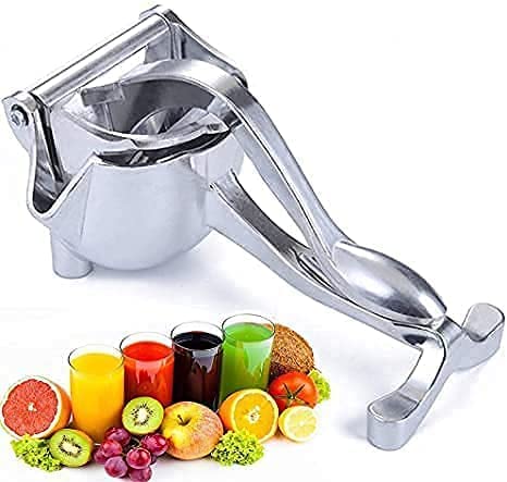 KPS KPS Aluminium Alloy Manual Fruit Juicer Premium Lemon Orange Simple Press Squeezer Citrus Extractor Tool Hand juicer juicer for fruits hand press Heavy Duty juicersMetal PACK OF 1 - Image 1