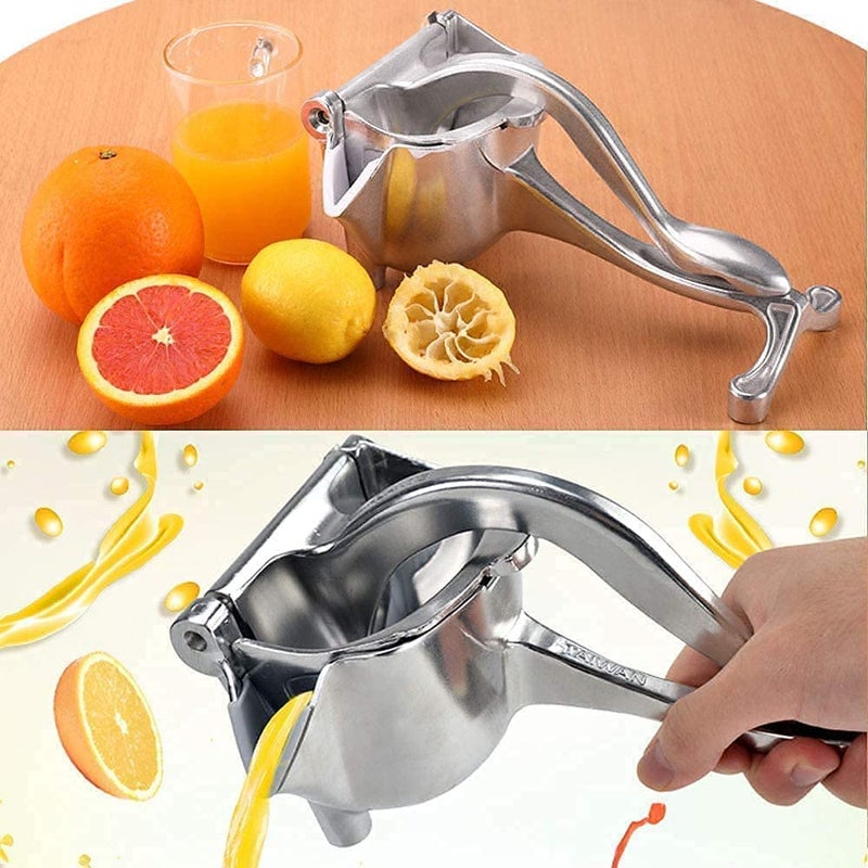 KPS KPS Aluminium Alloy Manual Fruit Juicer Premium Lemon Orange Simple Press Squeezer Citrus Extractor Tool Hand juicer juicer for fruits hand press Heavy Duty juicersMetal PACK OF 1 - Image 4