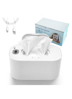 Gonice Wipe Warmer,Baby Wet Wipes Warmer and Dispenser,Large Capacity Wet Wipe Heater,Baby Wipes Heater Thermostat Wet Wipes Box  - Image 1
