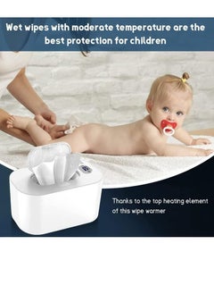 Gonice Wipe Warmer,Baby Wet Wipes Warmer and Dispenser,Large Capacity Wet Wipe Heater,Baby Wipes Heater Thermostat Wet Wipes Box  - Image 4