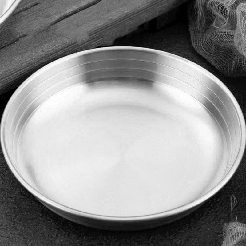 Stainless Steel Sauce Plate Appetizer Dish 12 5cm Silver Seasoning Tray For Kitchen Serveware - Image 4