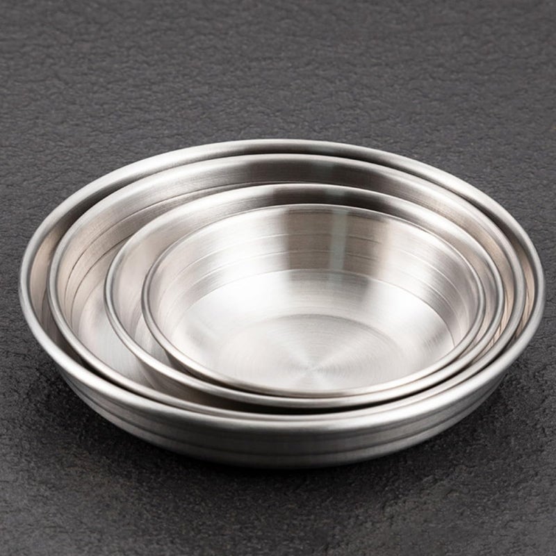 Stainless Steel Sauce Plate Appetizer Dish 12 5cm Silver Seasoning Tray For Kitchen Serveware - Image 5