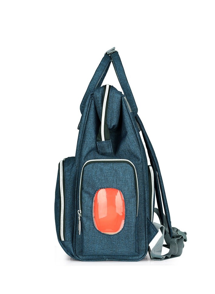 insular Waterproof Diaper Bag With Stroller Strap  Peacock Green - Image 3