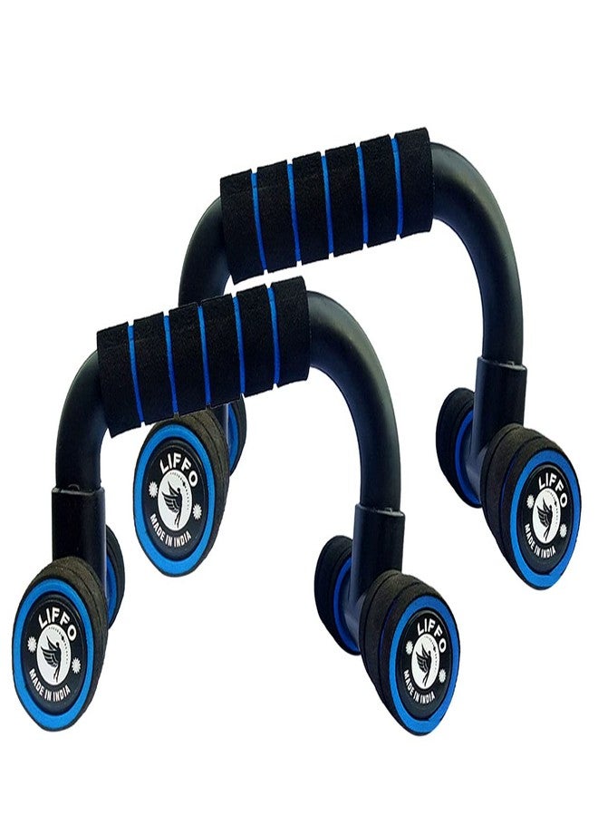 Liffo Push Up Bar Stand for Gym & Home Exercise, Dips/Push Up Stand for Men & Women. Useful in Chest & Arm Workout (Heavy Duty) - Image 1