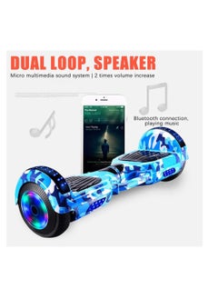 Cool Baby 6.5inch Smart Electric Scooter 2 Wheels Self Balancing Scooter Lithium Battery Hoverboard Balance Scooter with Led Lights best gift for children  - Image 2