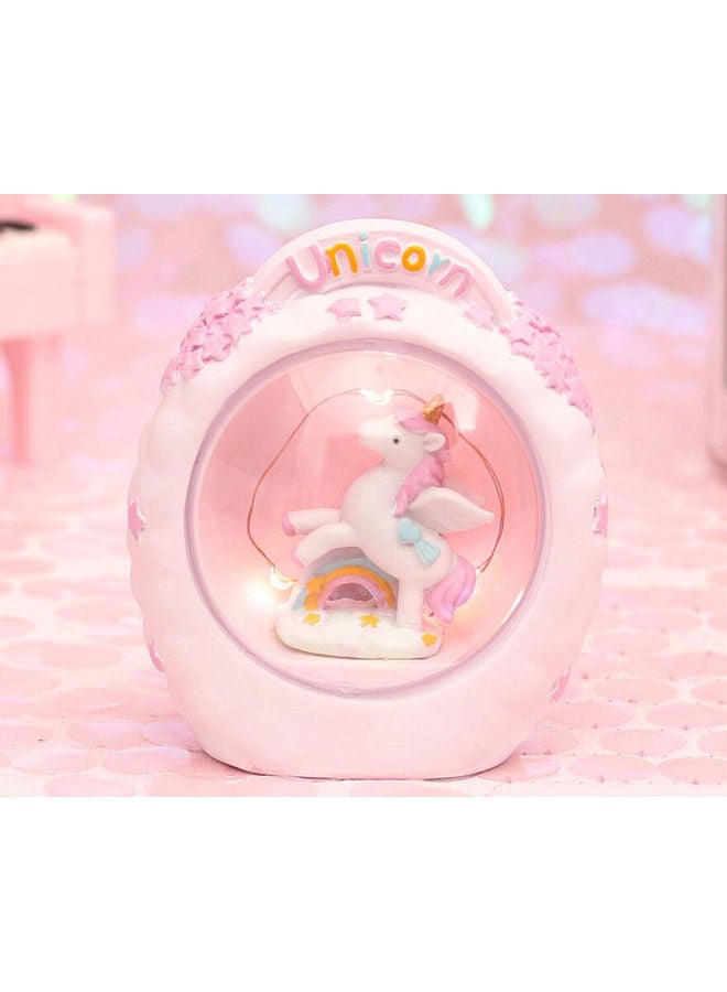 نيبمينينت مصباح ليلي للزينة بتصميم يونيكورن وردي 11.5 x 6.5 9.2سم - Image 2