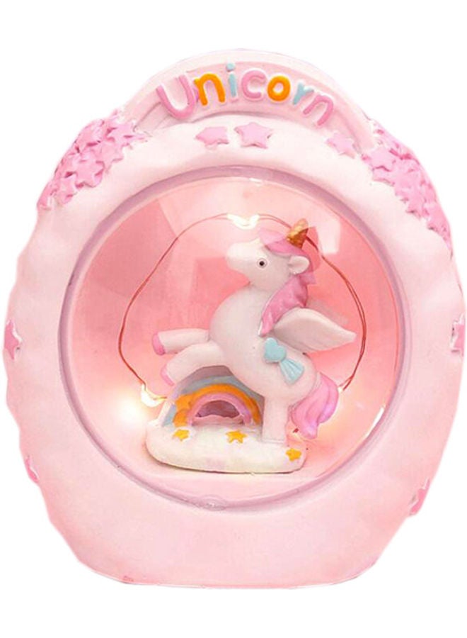 نيبمينينت مصباح ليلي للزينة بتصميم يونيكورن وردي 11.5 x 6.5 9.2سم - Image 1