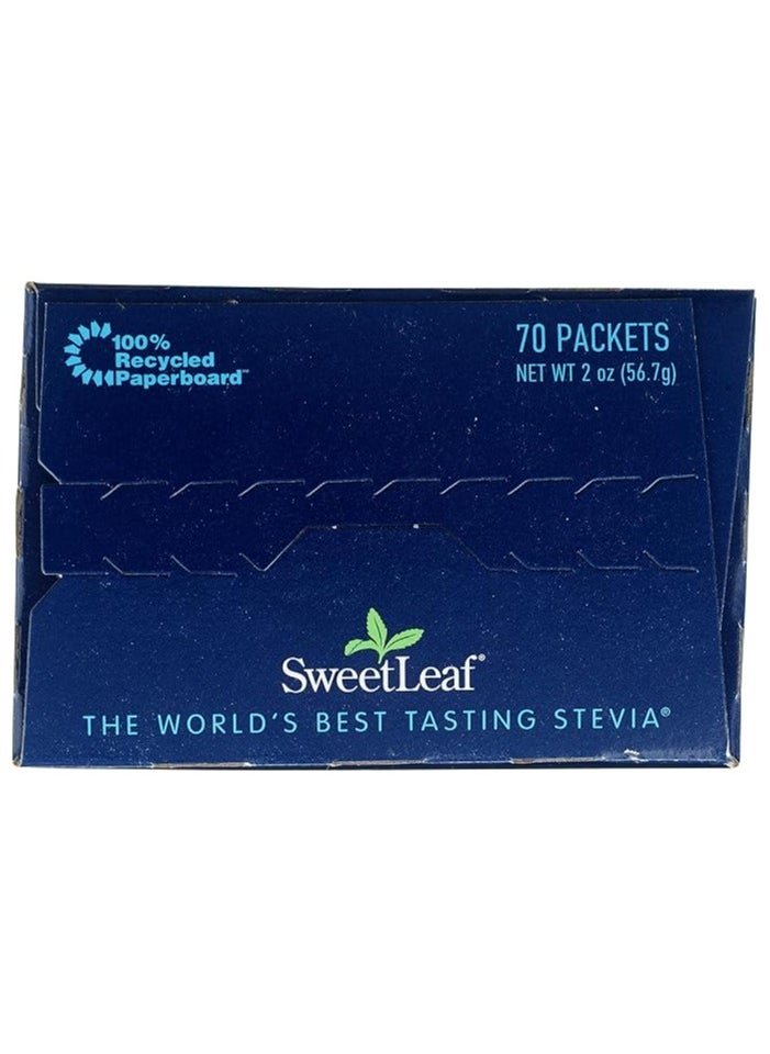 SweetLeaf SweetLeaf, Organic Stevia Sweetener 70 Count  - Image 5