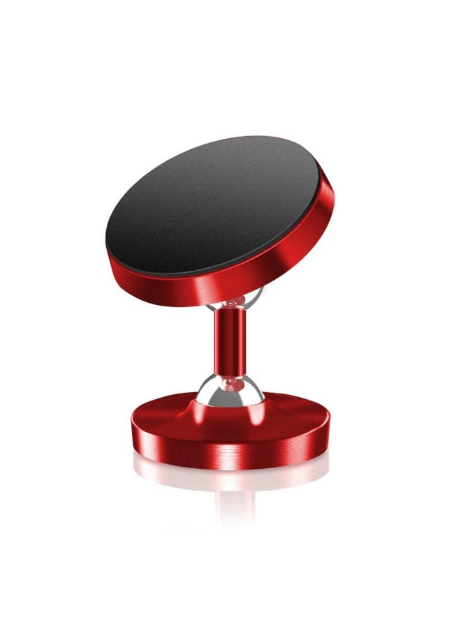 Magnetic Phone Car Mount, 360° Rotation Dashboard Magnetic Car Phone Holder, Universal Car Phone Mount Compatible-Red |38mm - Image 1