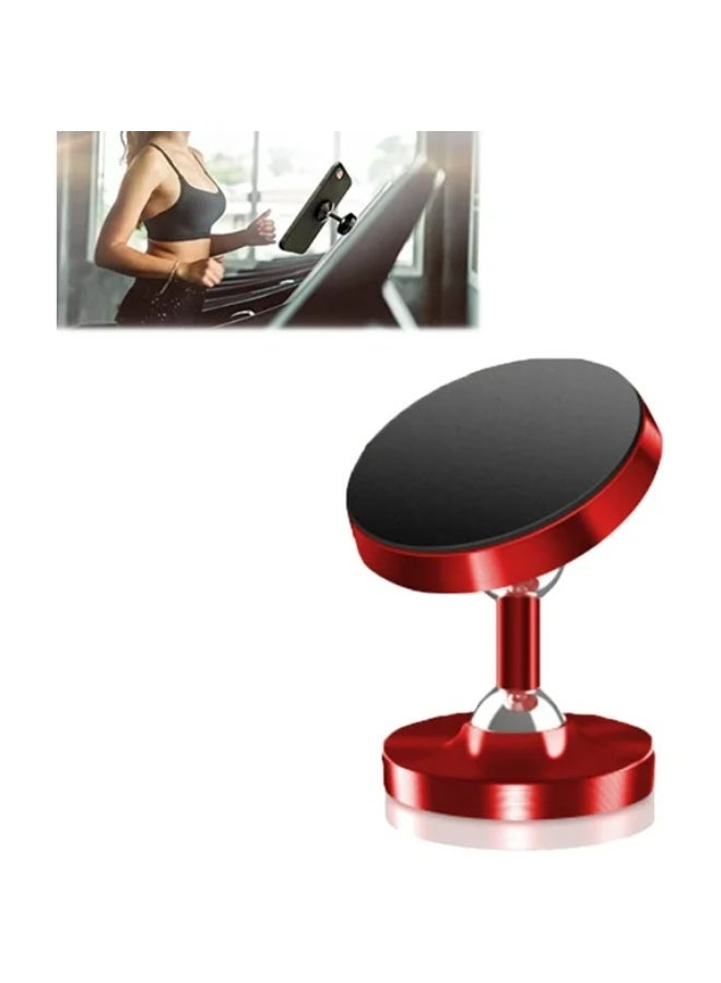 Magnetic Phone Car Mount, 360° Rotation Dashboard Magnetic Car Phone Holder, Universal Car Phone Mount Compatible-Red |38mm - Image 2