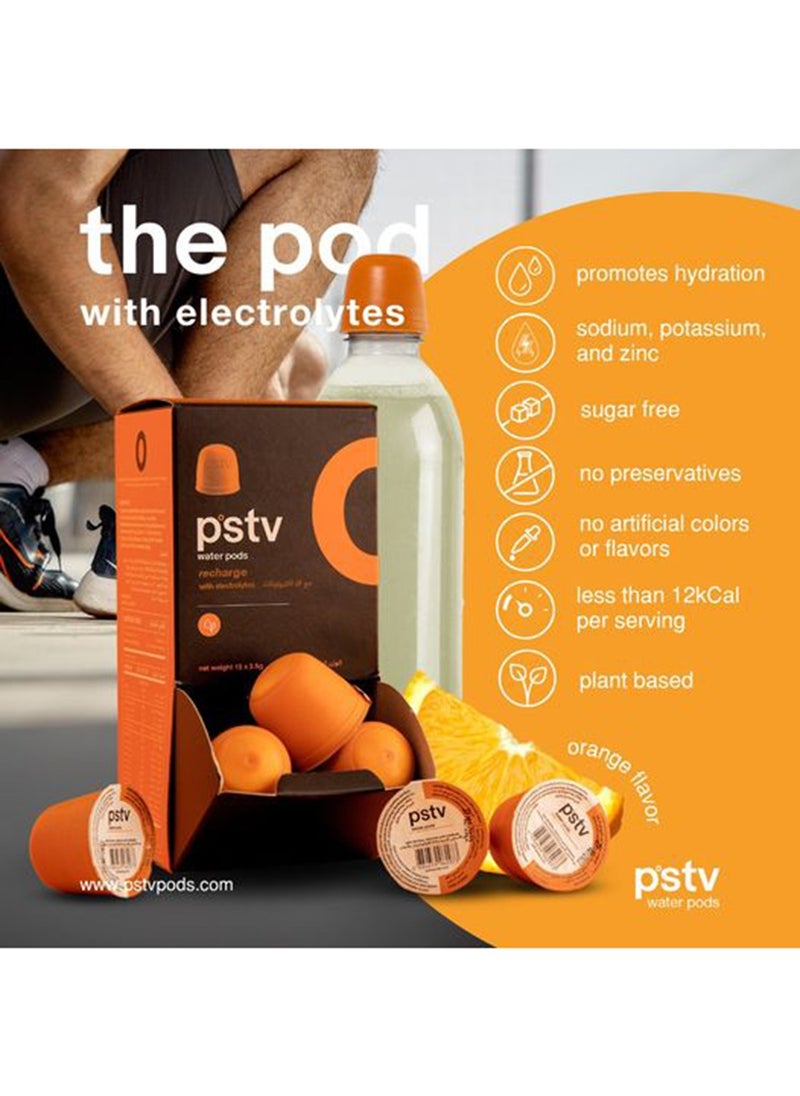 pstv - Core water pods With BCCAs Orange extract Soy protien ,vitamin Boost and minerals - Image 1