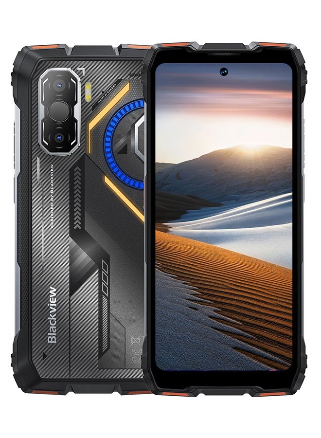 Blackview ROCK 3 Rugged Unlocked Smartphone | 6.78" FHD+ 120Hz 750nits IPS Screen, 8GB RAM+256GB ROM Up to 24GB Expand RAM, Octa Core MT8781, IP68 Waterproof Shockproof Dustproof Rugged Mobile, Dual Band WiFi BT5.2, 4G LTE Global Bands, Orange - Image 1