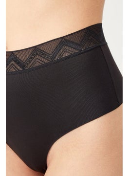 COTTONHILL Basic High Waist Laser Cut Thong Panties 3 Pack - 4  - Image 5
