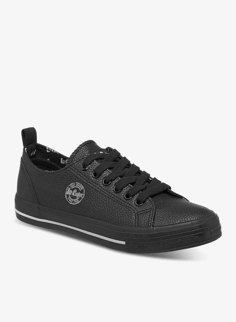 Lee Cooper Women's Logo Detail Sneakers with Lace-Up Closure