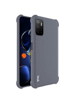 HuHa Case Cover For Xiaomi Redmi Note 11SE 5G/Note 10 5G/ Note 10T 5G/Xiaomi Poco M3 Pro 4G/5G IMAK All-inclusive Shockproof Airbag TPU Case with Screen Protector  Matte Grey 