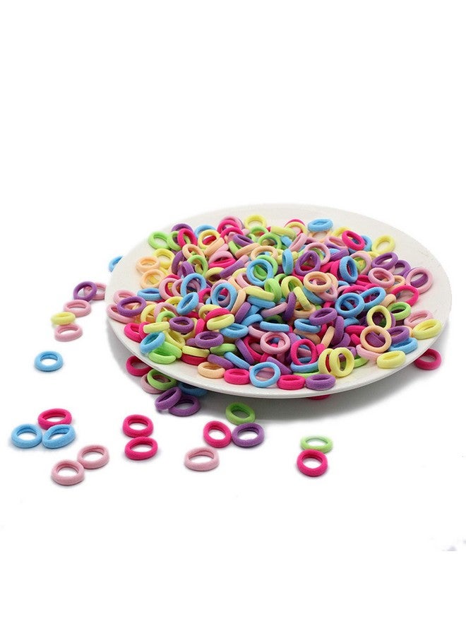 IVYRISE 100 Pcs Baby Girls Hair Ties - Small Size Elastic Hair Ties for Baby Girls Infants Toddlers Multicolor Hair Bands Elastic Ponytail Holder (Light) - Image 2