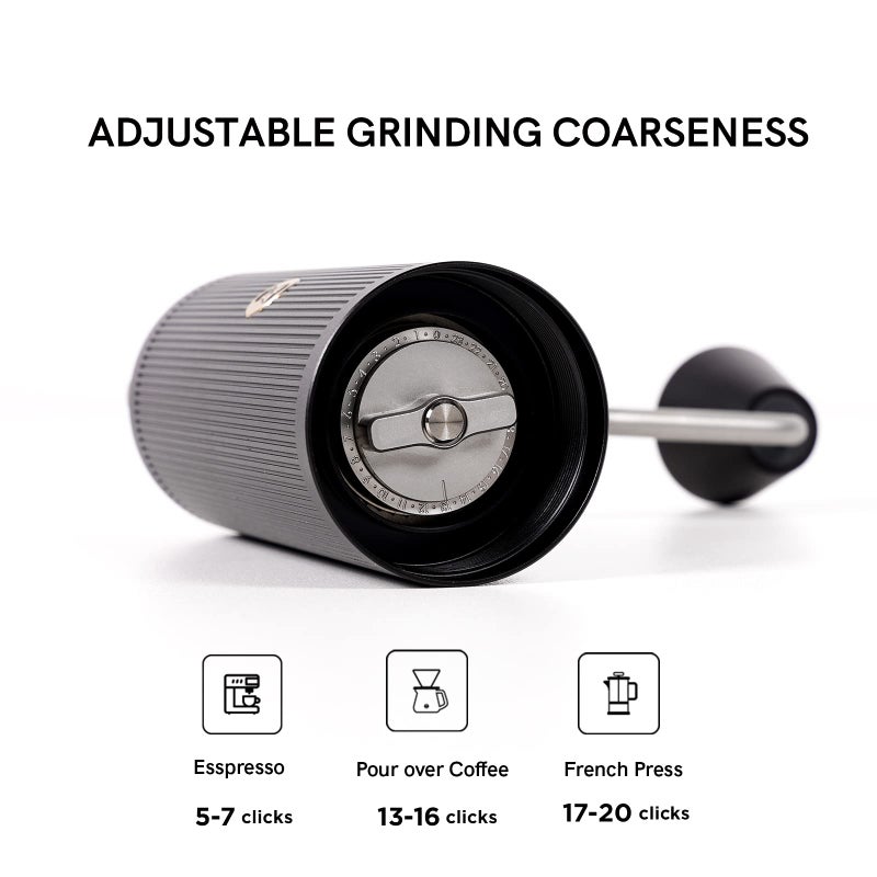 TIMEMORE TIMEMORE Manual Coffee Grinder Chestnut Xlite Capacity 30g Household Hand Coffee Grinder High-precision External Adjustment Scale for Travel/Camping - Black  - Image 4