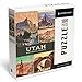 Lantern Press Utahs National Parks Collage Lithograph 1000 Piece Jigsaw Puzzle for Adults Made in USA with Reference Poster - Image 2