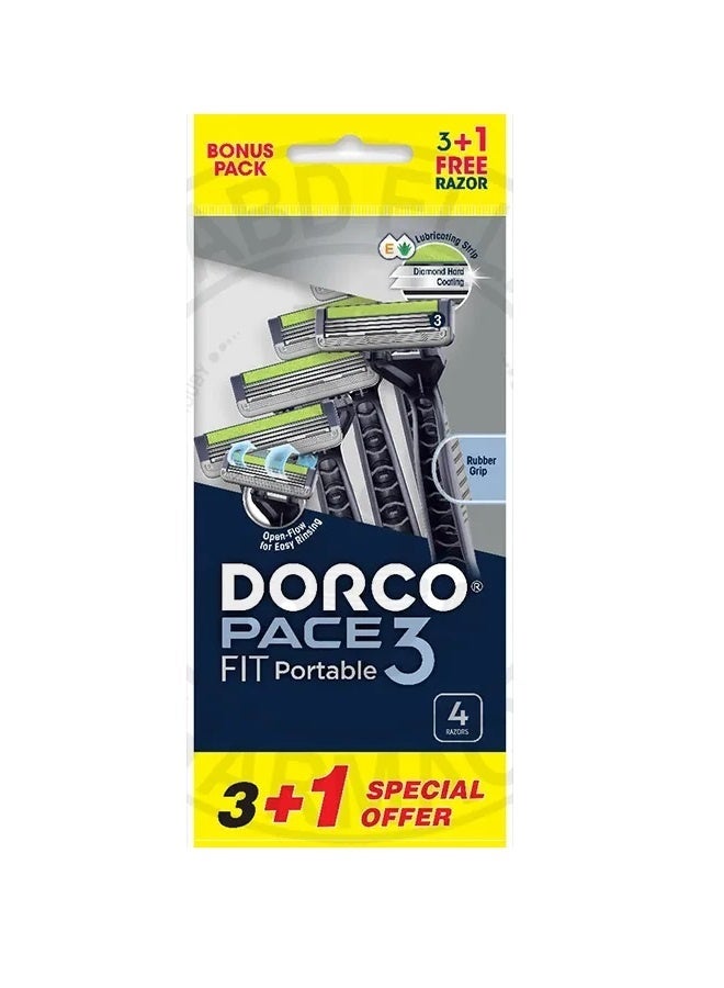 مجموعة PACE 3 FIT المحمولة 3+1 قطعة