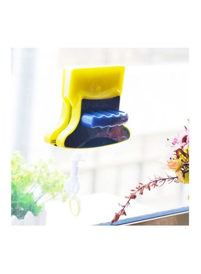 NIBEMINENT Double-sided Household Cleaning Glass Wiper Yellow/Blue