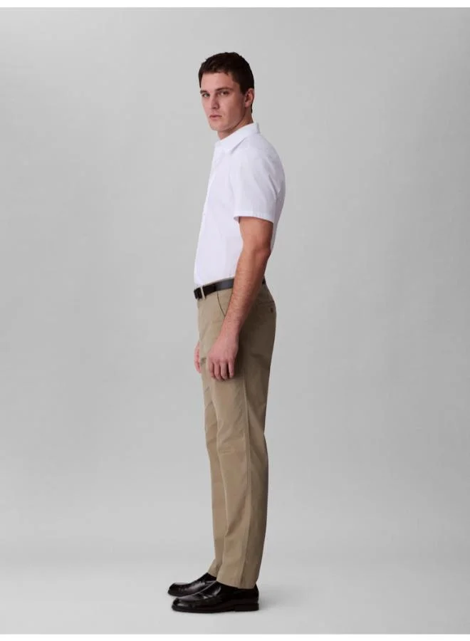 Calvin Klein Jeans Slim Stretch Cotton Chino Trousers